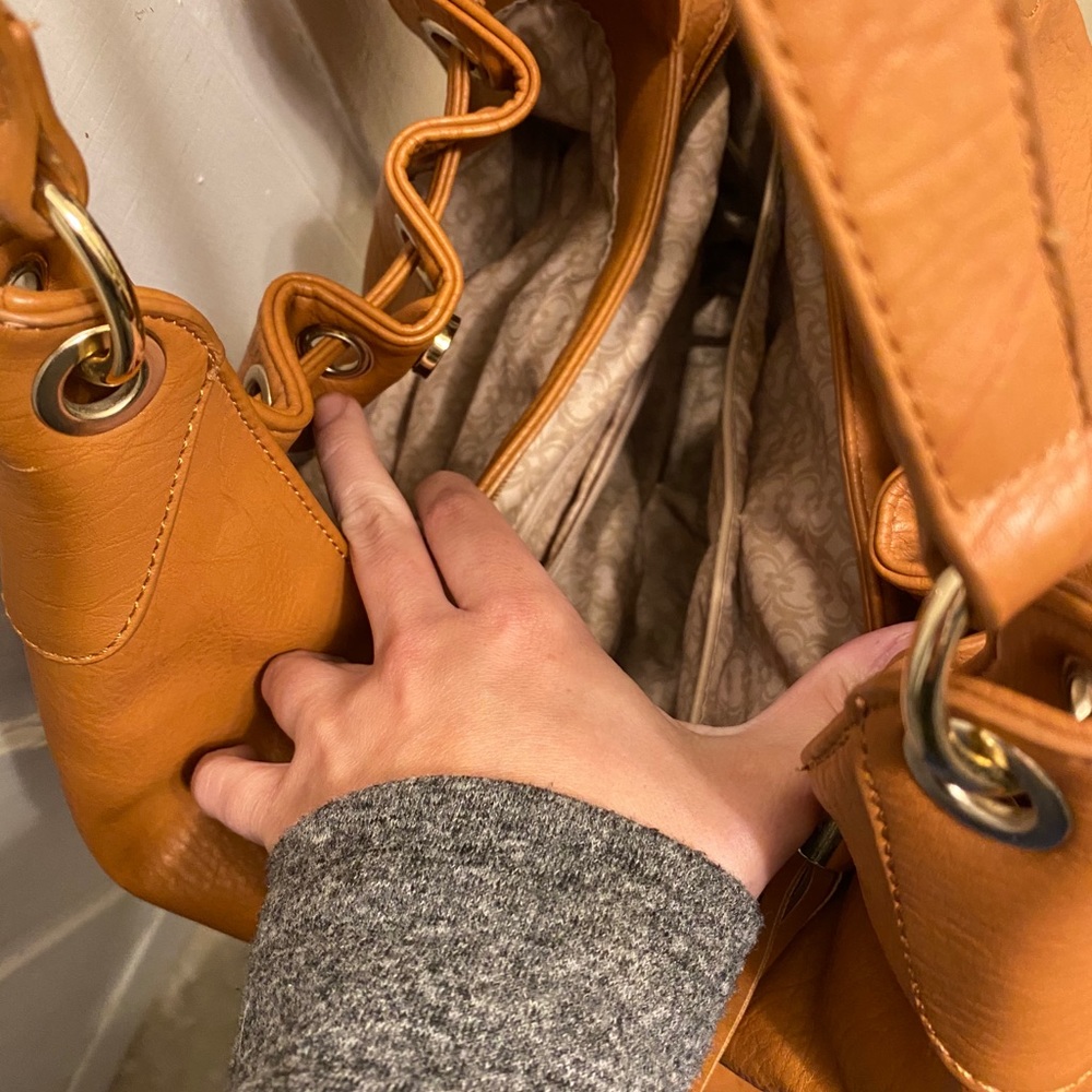 Tan bag